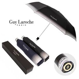 Guy Laroche Premium 3-in-1 Folding Umbrella | Windproof FRP Frame | Easy-Open Safety Slide | 58cm Large Coverage | Black & Navy